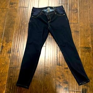 Gap True Skinny maternity jeans - dark blue wash, inset panel